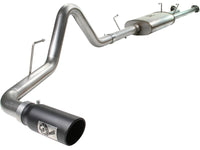 aFe MACHForce XP Exhaust Cat-Back SS-409 07-09 Toyota Tundra V8-5.7L w/ Black Tip - Burkken Auto Parts