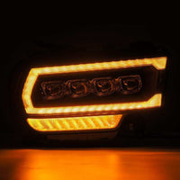 AlphaRex 19-21 Ram 2500 NOVA LED Proj Headlights Plank Style Black w/Activ Light/Seq Signal/DRL - Burkken Auto Parts