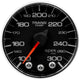 Autometer Spek-Pro Gauge Trans Temp 2 1/16in 300f Stepper Motor W/Peak & Warn Blk/Chrm - Burkken Auto Parts