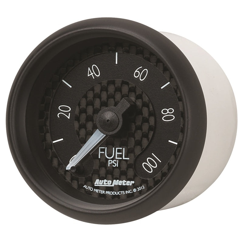 Autometer GT Series 52mm Full Sweep Electronic 0-100 PSI Fuel Pressure Gauge - Burkken Auto Parts
