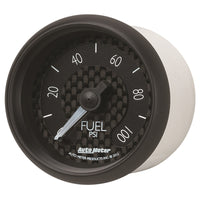 Autometer GT Series 52mm Full Sweep Electronic 0-100 PSI Fuel Pressure Gauge - Burkken Auto Parts