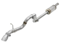 aFe MACH Force-Xp 2.5in 409SS Axle-Back Hi-Tuck Exh Sys w/ Pol Tip 18-20 Jeep Wrangler (JL) V6 3.6L - Burkken Auto Parts