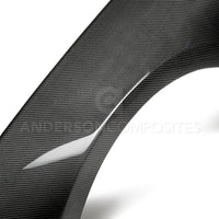 Anderson Composites 2018 Ford Mustang GT350 Style Carbon Fiber Fenders (Pair) - Burkken Auto Parts