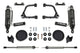 Fabtech 2022 Toyota Tundra 4WD Factory Rear Coils 3in UCA Sys w/Fr Dirt Logic 2.5 Resi C/O Rr Coil
