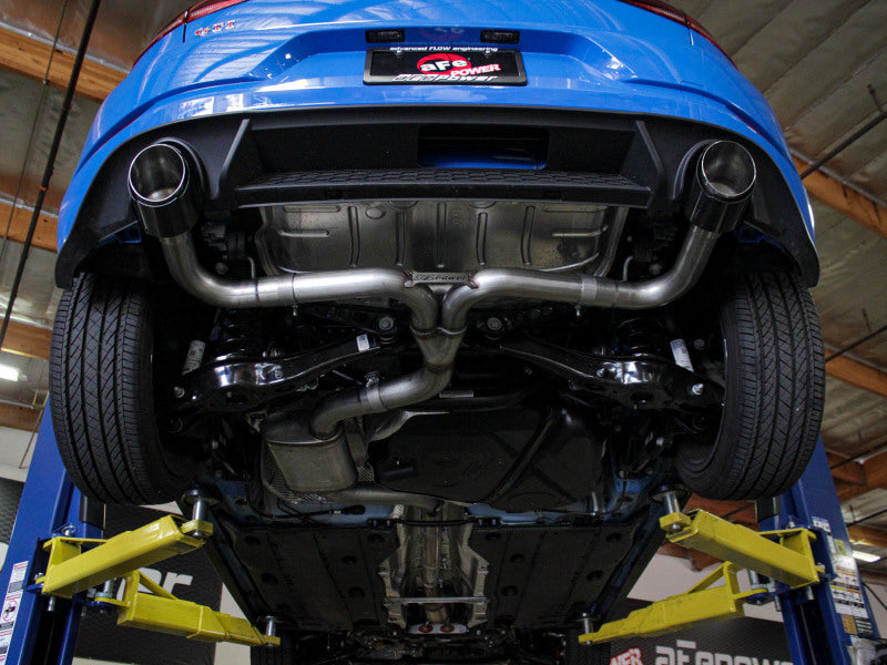 aFe MACHForce XP 3in-2.5in SS Exhaust Cat-Back 18-19 Volkswagen GTI (MK7.5) L4-2.0L (t) - Polished - Burkken Auto Parts