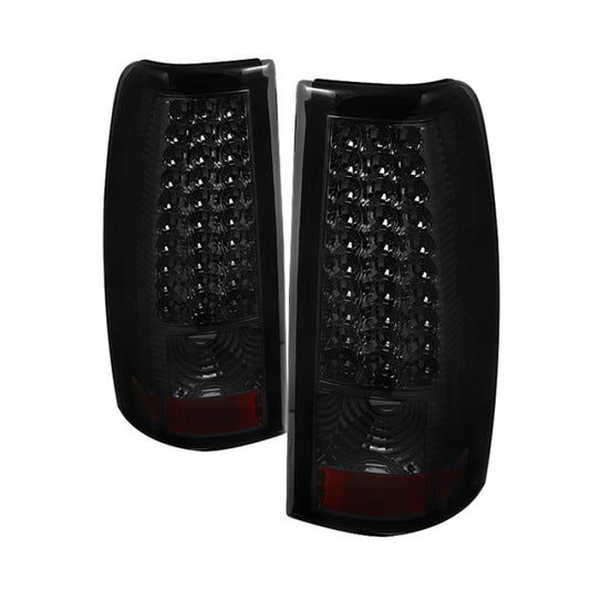 xTune Chevy Silverado 1500/25003500 03-06 LED Tail Lights Smoke ALT-ON-CS03-LED-SM - Burkken Auto Parts
