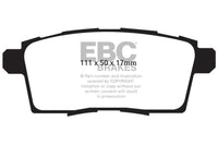 EBC 06-08 Ford Edge 3.5 2WD Redstuff Rear Brake Pads - Burkken Auto Parts