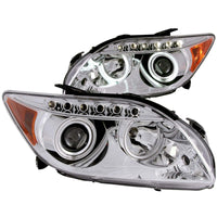 ANZO 2005-2010 Scion Tc Projector Headlights w/ Halo Chrome (CCFL) - Burkken Auto Parts