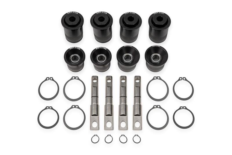 BMR 14-19 Chevrolet Corvette C7 Rear Upper & Lower Control Arm Bearing Kit - Black Anodized - Burkken Auto Parts