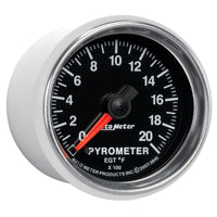 Autometer GS 0-2000 degree F Full Sweep Electronic Pyrometer Gauge - Burkken Auto Parts