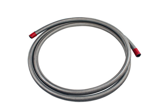 Aeromotive SS Braided Fuel Hose - AN-08 x 8ft - Burkken Auto Parts
