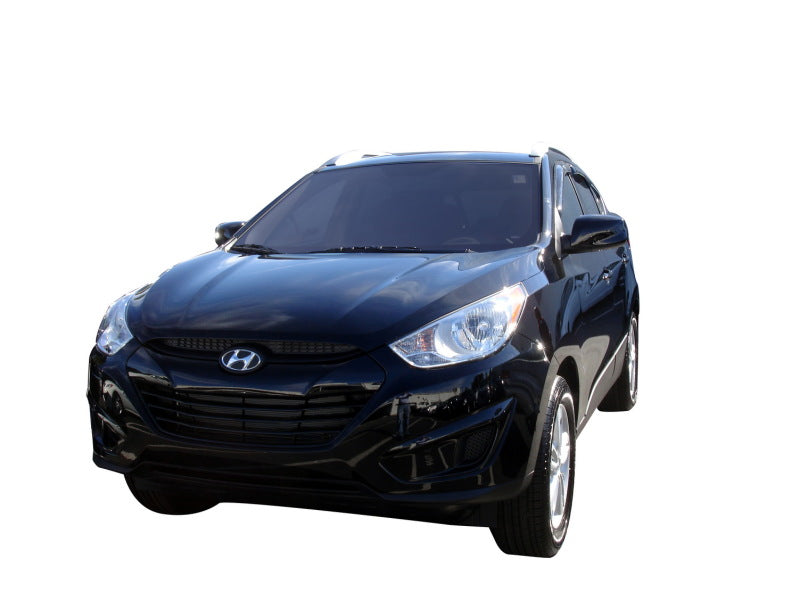 AVS 10-15 Hyundai Tucson Ventvisor Outside Mount Window Deflectors 4pc - Smoke - Burkken Auto Parts