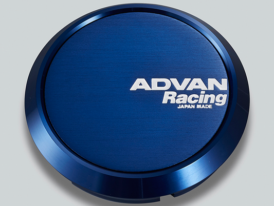 Advan 73mm Flat Centercap - Blue Anodized - Burkken Auto Parts
