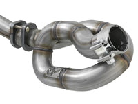 aFe POWER Twisted Steel Y-Pipe w/ Loop Relocation Pipe 12-18 Jeep Wrangler (JK) V6 3.6L - Burkken Auto Parts
