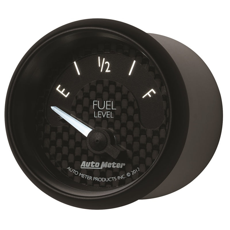 Autometer GT Series 52mm Short Sweep Electronic 240-33 ohms Fuel Level (For use w/ 3262) - Burkken Auto Parts