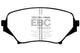 EBC 06-15 Mazda Miata MX5 2.0 Greenstuff Front Brake Pads - Burkken Auto Parts