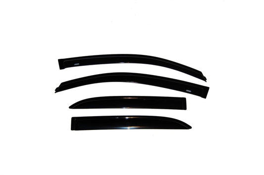 AVS 05-09 Chevy Equinox Ventvisor Outside Mount Window Deflectors 4pc - Smoke - Burkken Auto Parts