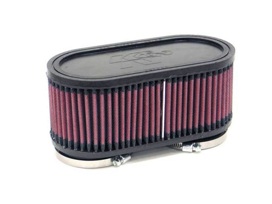 K&N Filter Universal  Filter 2 3/8 inch Dual Flange 107mm C-C 3 inch Height - Burkken Auto Parts