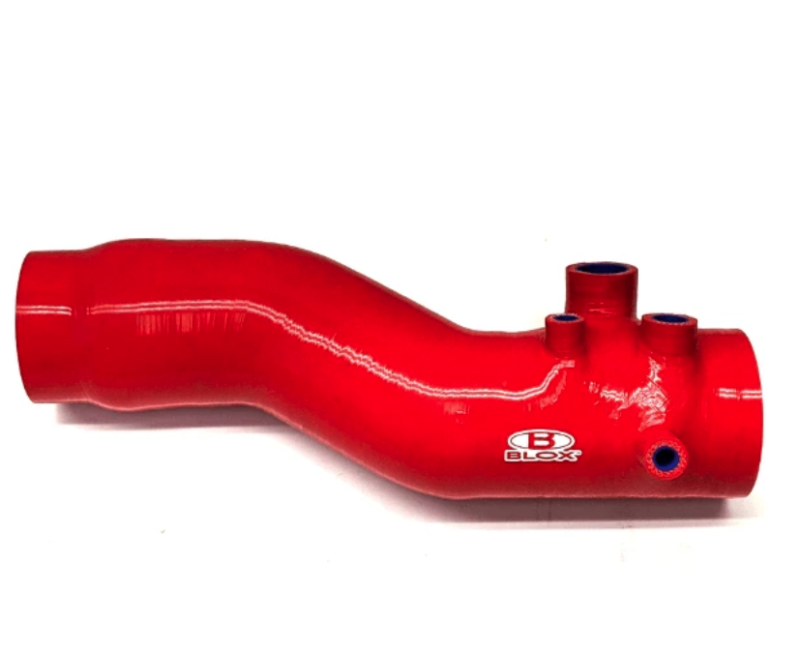 BLOX Racing 15-20 Subaru WRX FA20 OEM Performance 3in Turbo Inlet Hose - Red - Burkken Auto Parts