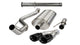 Corsa 2011-2014 Ford F-150 Raptor 6.2L V8 145in Wheelbase Black Xtreme Cat-Back Exhaust - Burkken Auto Parts