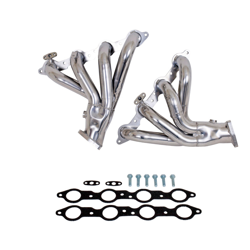 BBK 97-99 Corvette C5 LS1 Shorty Tuned Length Exhaust Headers - 1-3/4 Silver Ceramic - Burkken Auto Parts