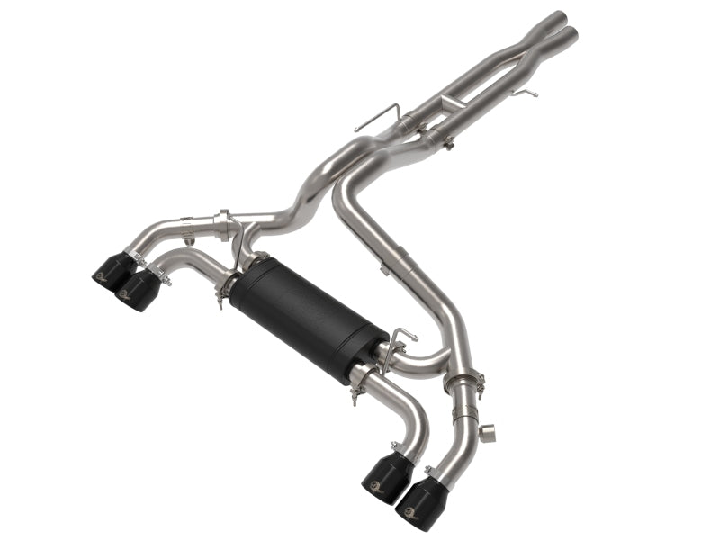 aFe Vulcan Series 2.5in 304SS Cat-Back Exhaust 2021+ Jeep Wrangler 392 6.4L w/ Black Tips - Burkken Auto Parts