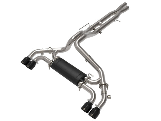 aFe Vulcan Series 2.5in 304SS Cat-Back Exhaust 2021+ Jeep Wrangler 392 6.4L w/ Black Tips - Burkken Auto Parts