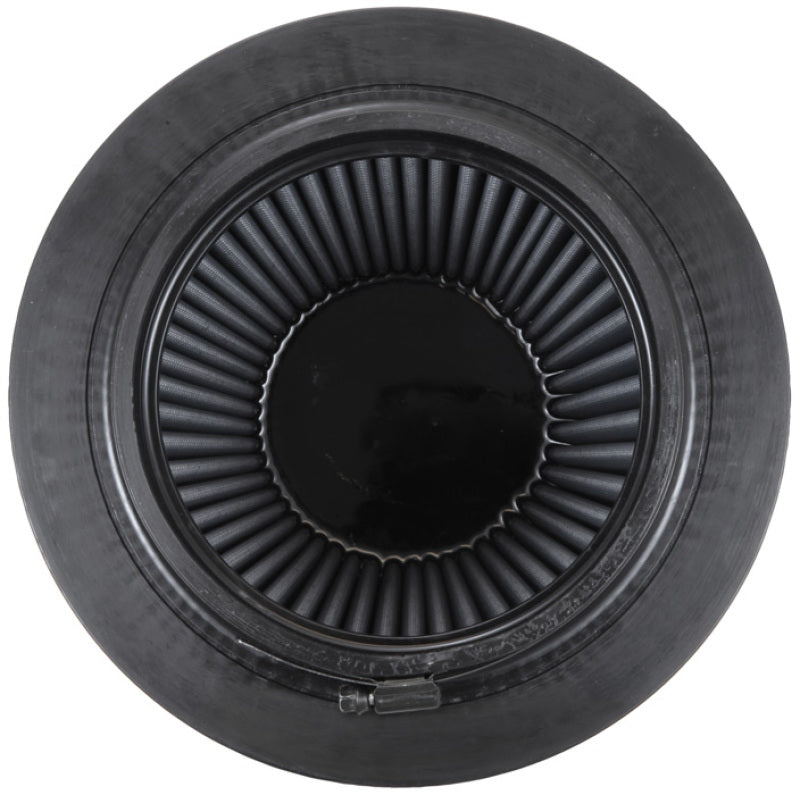 K&N Universal Rubber Filter-Round Tapered 6in Flange ID x 9in Base OD x 6.625in Top OD x 7.5in H - Burkken Auto Parts