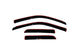 AVS 09-18 Dodge RAM 1500 Quad Cab Ventvisor In-Channel Front & Rear Window Deflectors 4pc - Smoke - Burkken Auto Parts