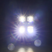 AlphaRex 18-23 Jeep Wrangler JL/Gladiator JT LED Proj Headlights Alpha-Blk w/ Activ Light/Seq Signal - Burkken Auto Parts
