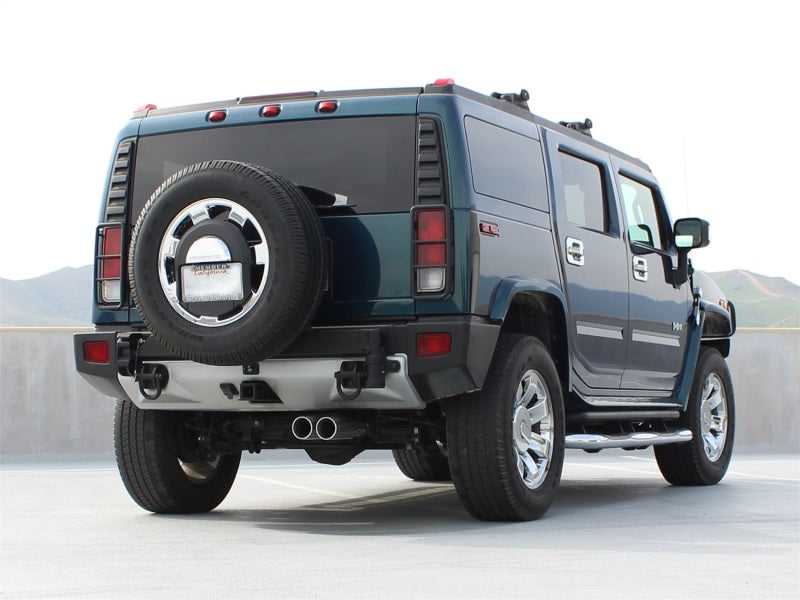 aFe Power MACHForce XP Exhaust System Cat-Back 409 Stainless Steel 07-08 Hummer H2 V8 6.0L/6.2L - Burkken Auto Parts