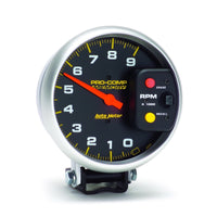 Autometer Pro-Comp 5in / 0-9K RPM / Pedestal w/Peak Memory Tachometer - Burkken Auto Parts