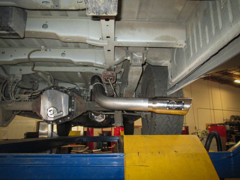 aFe Vulcan Series 3 1/2in 304 SS Cat-Back 13-19 Ford Transit V6 3.5 Twin Turbo w/ Polished Tip - Burkken Auto Parts