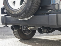 aFe Rebel Series 2.5in 409 SS Axle-Back Exhaust w/ Black Tips 2007+ Jeep Wrangler (JK) V6 3.6L/3.8L - Burkken Auto Parts