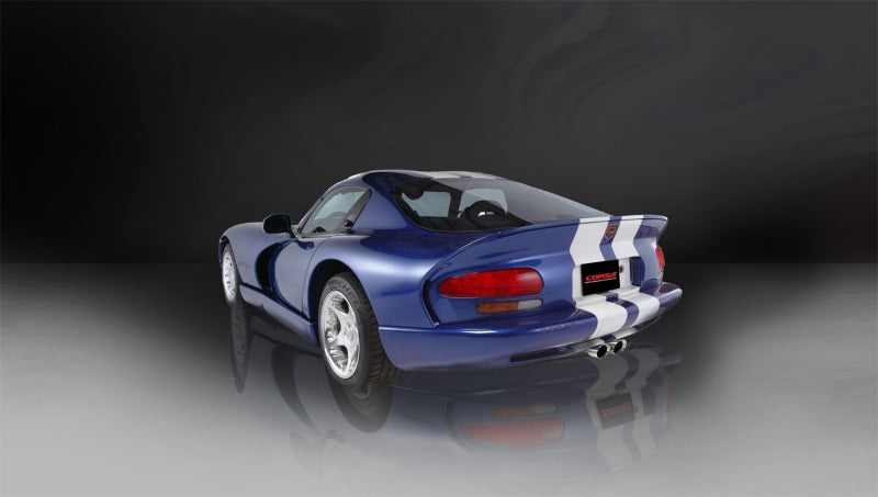 Corsa 1996-2002 Dodge Viper GTS 8.0L V10 Polished Sport Cat-Back Exhaust w/3in Inlet - Burkken Auto Parts