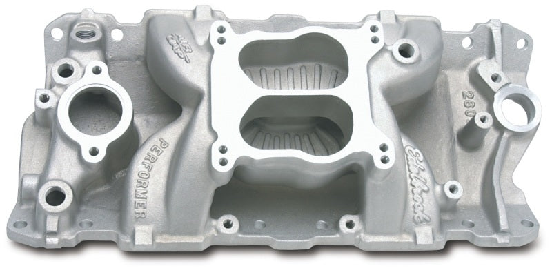 Edelbrock SBC Perf Air Gap Manifold - Burkken Auto Parts