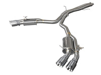 aFe 18-20 Audi RS5 Coupe MACH Force-Xp 3in to 2.5in 304 SS Axle-Back Exhaust System-Quad Polish Tips - Burkken Auto Parts