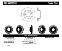 Stoptech 08-11/13-18 Toyota Land Cruiser Front Premium High Carbon Cryo Brake Rotor - Burkken Auto Parts