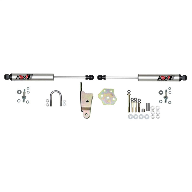 Skyjacker 94-97 Dodge Ram 1500/2500/3500 ADX 2.0 Dual Stabilizer Kit w/ CNC Machined Polished Alum. - Burkken Auto Parts