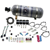 Nitrous Express GM EFI Dual Stage Nitrous Kit (50-150HP x 2) w/Composite Bottle - Burkken Auto Parts