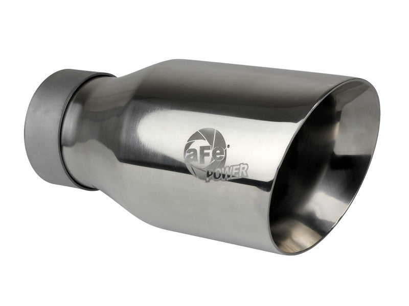aFe Large Bore-HD 3in 409SS DPF-Back 20-21 GM Trucks L6-3.0L (td) LM2 - Polished Tip - Burkken Auto Parts