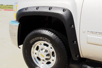 Lund 07-13 Chevy Silverado 1500 RX-Rivet Textured Elite Series Fender Flares - Black (4 Pc.) - Burkken Auto Parts