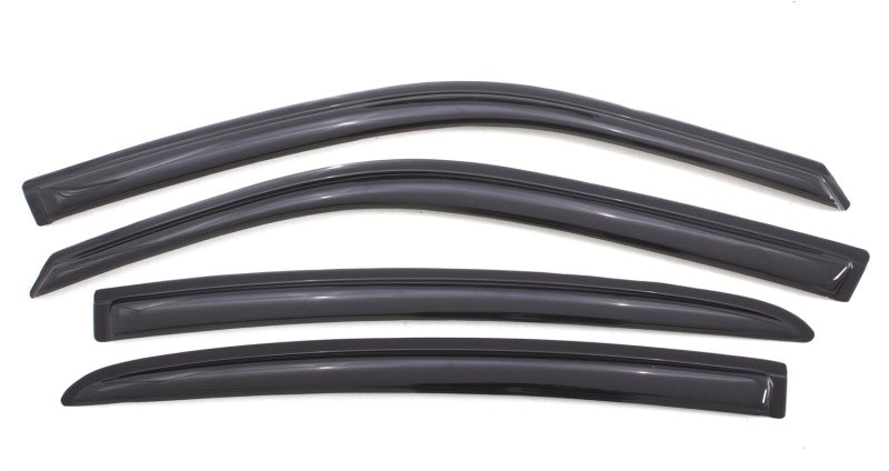 AVS 11-18 Dodge Charger Ventvisor Outside Mount Window Deflectors 4pc - Smoke - Burkken Auto Parts