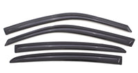 AVS 11-18 Dodge Charger Ventvisor Outside Mount Window Deflectors 4pc - Smoke - Burkken Auto Parts