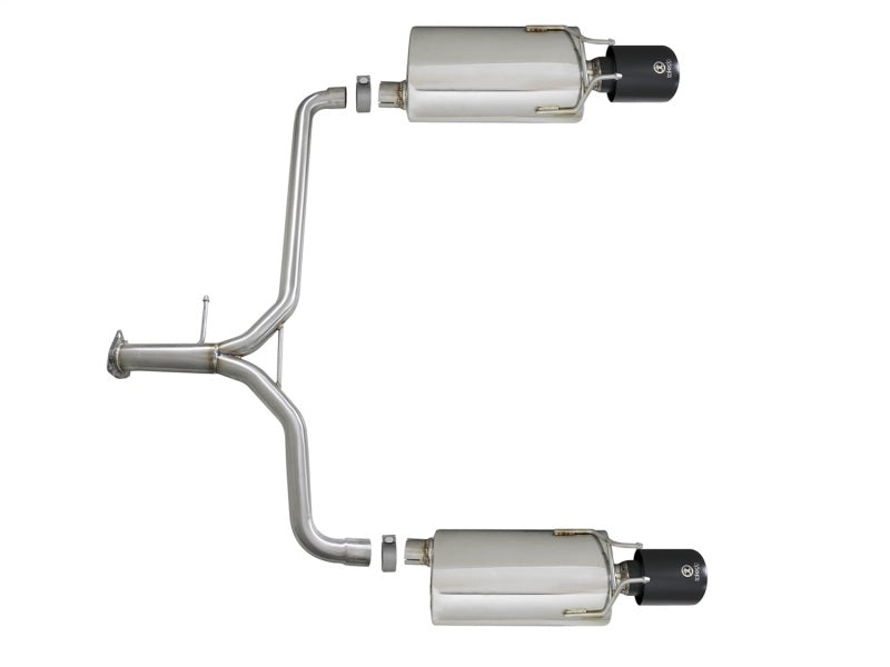 aFe Takeda 2.25-1.75in 304 SS Axle-Back Exhaust w/ Black Tips 13-17 Honda Accord Sport Sedan I4-2.4L - Burkken Auto Parts