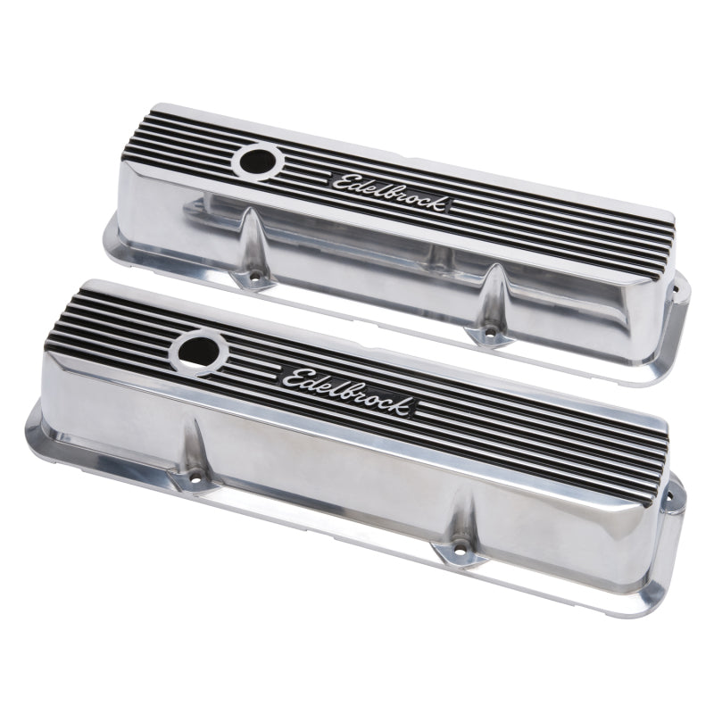 Edelbrock Valve Covers Elite II Ford FE 1958-76 Polished - Burkken Auto Parts