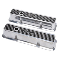 Edelbrock Valve Covers Elite II Ford FE 1958-76 Polished - Burkken Auto Parts