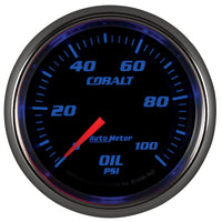 Autometer Cobalt 66mm 0-100 PSI Oil Pressure Gauge - Burkken Auto Parts