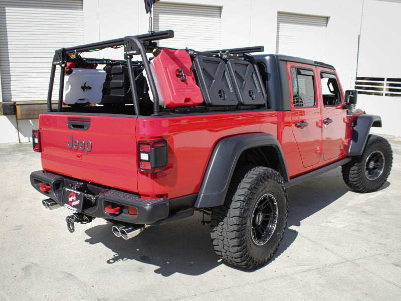 aFe Vulcan Series 3in-2-1/2in 304 SS Cat-Back 2020 Jeep Gladiator (JT) V6-3.6L w/ Polished Tips - Burkken Auto Parts