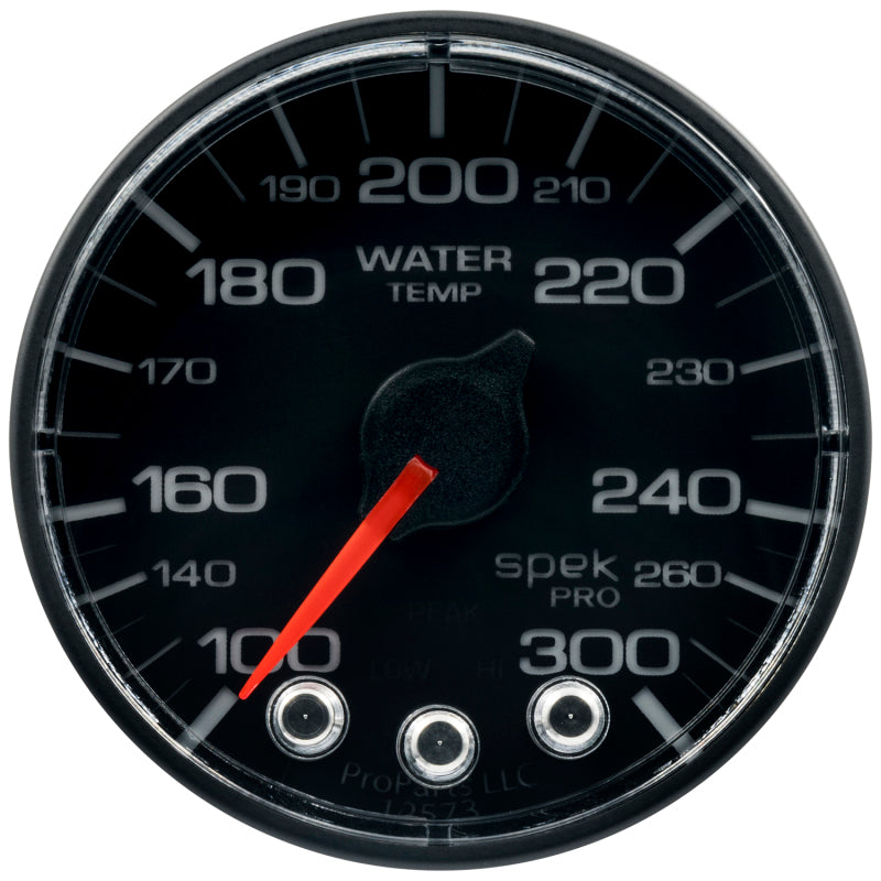 Autometer Spek-Pro 52.4mm 100-300 Deg F Digital Stepper Motor Water Temp Gauge - Burkken Auto Parts